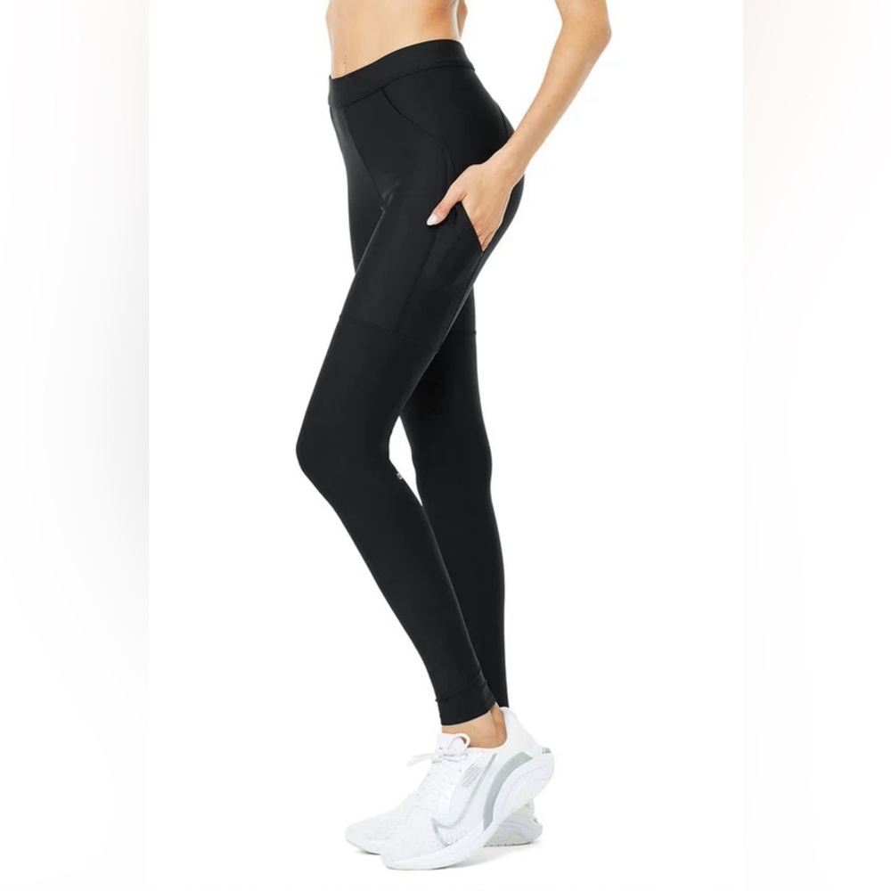 ALO Yoga Navy High-Waisted 4-Pocket Utility Leggings